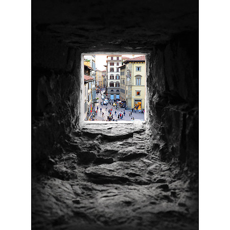 Florence thru the tower window